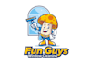 design stand out guys window cleaning logo