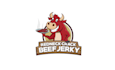 design super redneck crack beef jerky logo