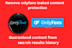 remove only fans leaked content from google under dmca