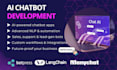 build chatbot app using botpress, langchain, and manychat
