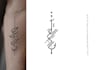 create arabic and persian minimal calligraphy tattoo