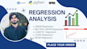 do linear,multiple linear, logistic regression with stata, rstudio, spss, python