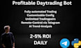 develop a profitable daytrading bot