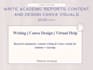 write research summaries and design content using canva