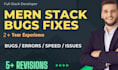 fix bugs integrate apis and optimize performance in your web app