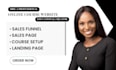 build a professional online course website on thinkfic kajabi