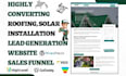 generate fresh homeowner solar leads roofing leads  gutter solar roofers website
