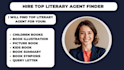 write book proposal, query letter, book synopsis and find active literary agent
