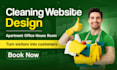 design a professional cleaning service wordpress website