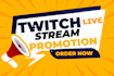 twitch promotion to bring live twitch viewrs