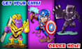 do superhero chibi characters