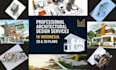 provide professional architectural design services in indonesia,2d,3d plans