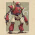 create a sci fi robot and mecha concept art