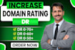 increase domain rating ahrefs dr 50 dr 60 dr 70