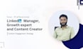 be your linkedin growth expert and content strategist