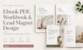 design ebook pdf, workbook, lead magnet in canva pro