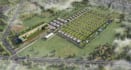 render and design master site plan, rooftop terrace, landscape design, plot map