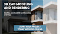 create detailed 3d models in 3ds max and autocad