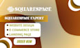 build sqaurespace website design, or development of squarespace website