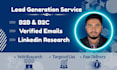 provide b2b lead generation with email, linkedin, and company data