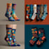 create beautiful socks design