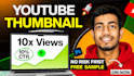 design attractive and premium youtube thumbnails