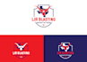 do exclusive blast logo design