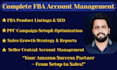 amazon account manager and fba virtual assistant