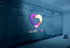 do modern timeless love logo design with copyrights