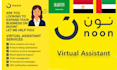 be your expert and professional noon virtual assistant