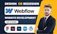 design or develop webflow website, webflow expert, figma to webflow