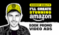 create amazon book video ads with pro motion graphics