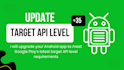 upgrade android target API, fix google play 16kb page size issue at low price