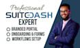 do suitedash client portal automation platform branding onboarding form expert
