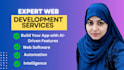 develop web application, software, app and will integrate ai