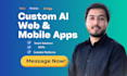 develop ai website and software for your business