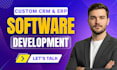 be software developer, develop ai web application, crm, erp, lms, booking, saas
