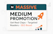 massive promotion on your medium articles