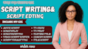 write movie script film script screenplay stage play TV series comedy script