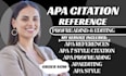 proofread edit and format your document in apa 7 citation style copy editing