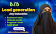 do targeted b2b lead generation and find valid company and person email address