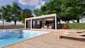 design 3d garden, landscape, backyard, patio and pool in 2d and 3d