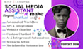 automation social media auto post make com automation n8n word press ai chatbot