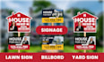 design lawn sign or signage