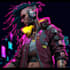 make a cyberpunk character art