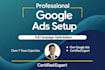 do google ads campaign setup, management, and optimization