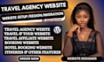 design wordpress website redesign website wordpress travel agency website