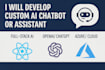develop a fully integrated ai powered chatbot and virtual assistant