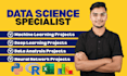 do data analysis, machine learning ml, deep learning and neural network projects
