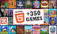 give 350 HTML5 games bundles javascript and construct